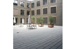 FINALGO Vakuum Gehwegplatte gestrahlt vollkantig